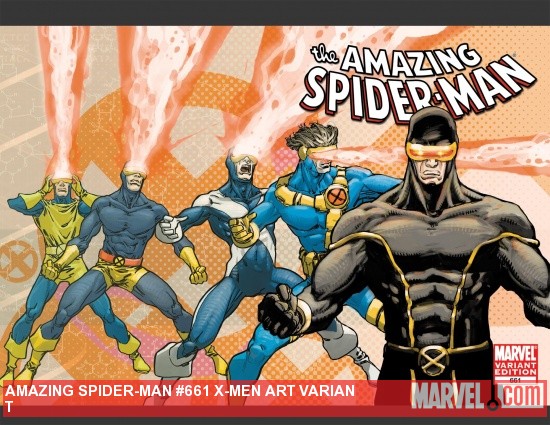 Amazing Spider-Man (1999) #661 (X-Men Art Variant)