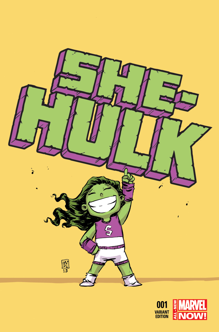 She-Hulk (2014) #1 (Young Variant)
