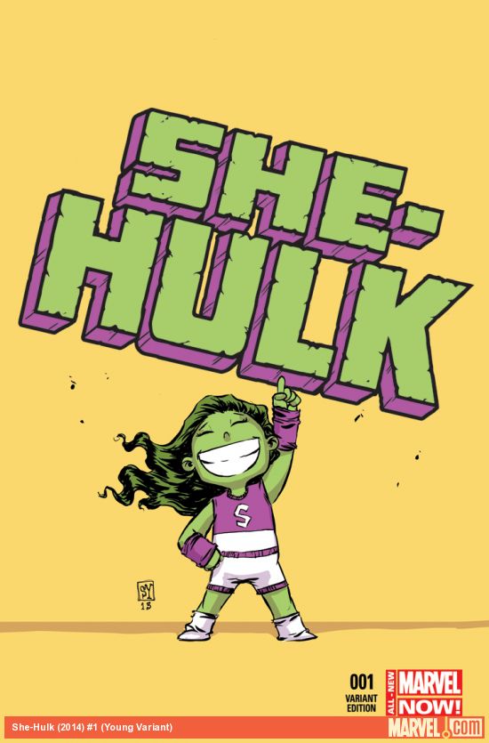 She-Hulk (2014) #1 (Young Variant)