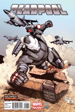 Deadpool #7  (Tan Iron Man Many Armors Variant)