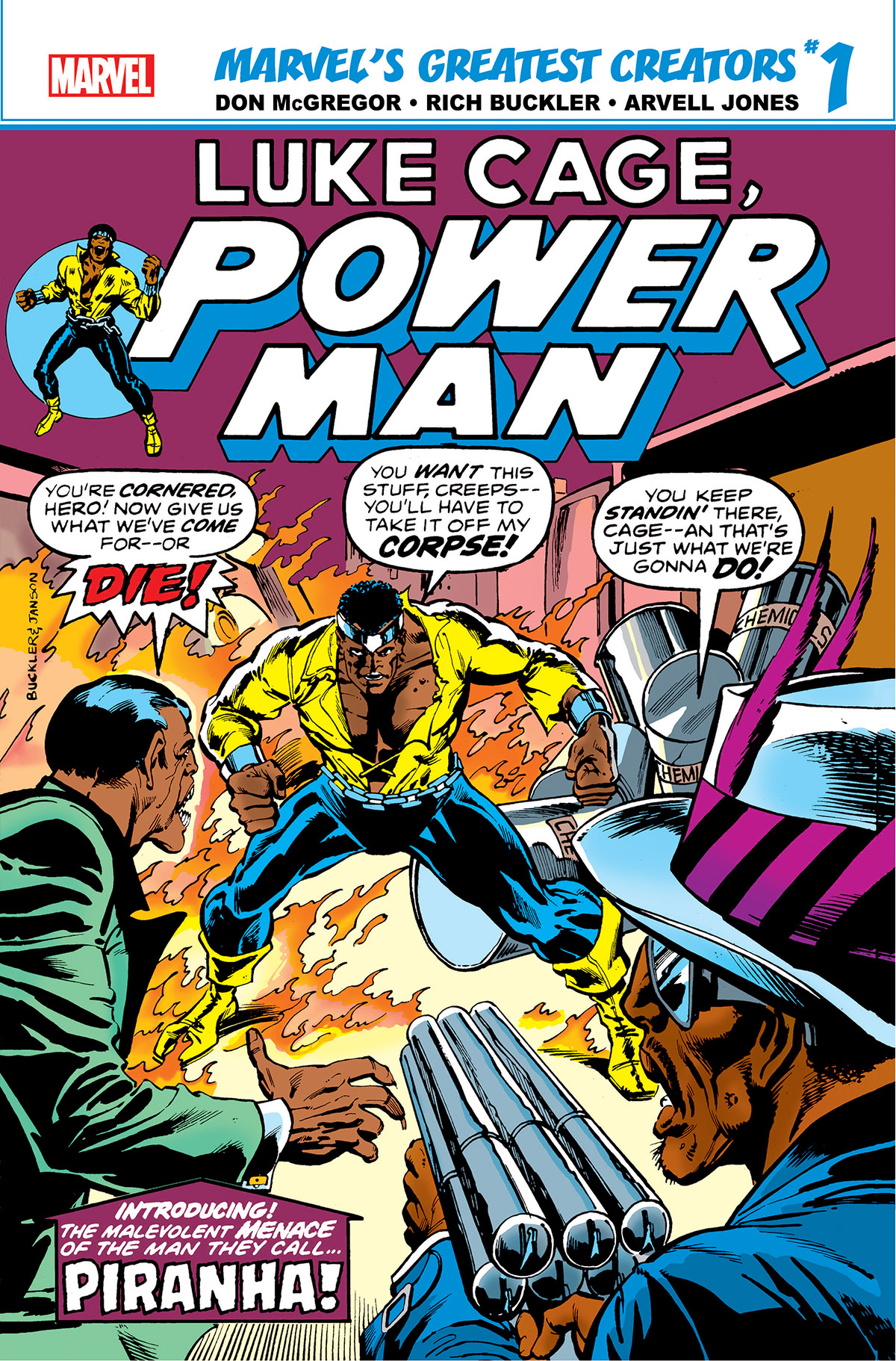 Marvel's Greatest Creators: Luke Cage, Power Man - Piranha! (2019) #1