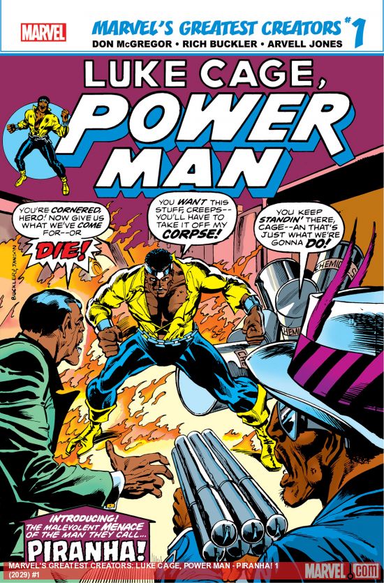 Marvel's Greatest Creators: Luke Cage, Power Man - Piranha! (2019) #1