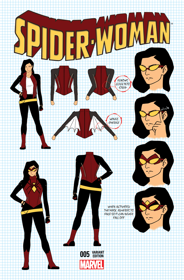 Spider-Woman (2014) #5 (Anka Design Variant)