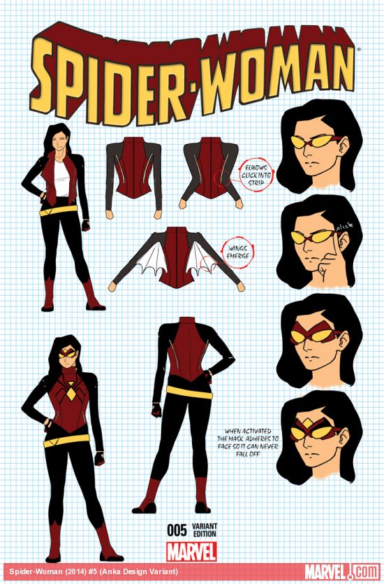 Spider-Woman (2014) #5 (Anka Design Variant)