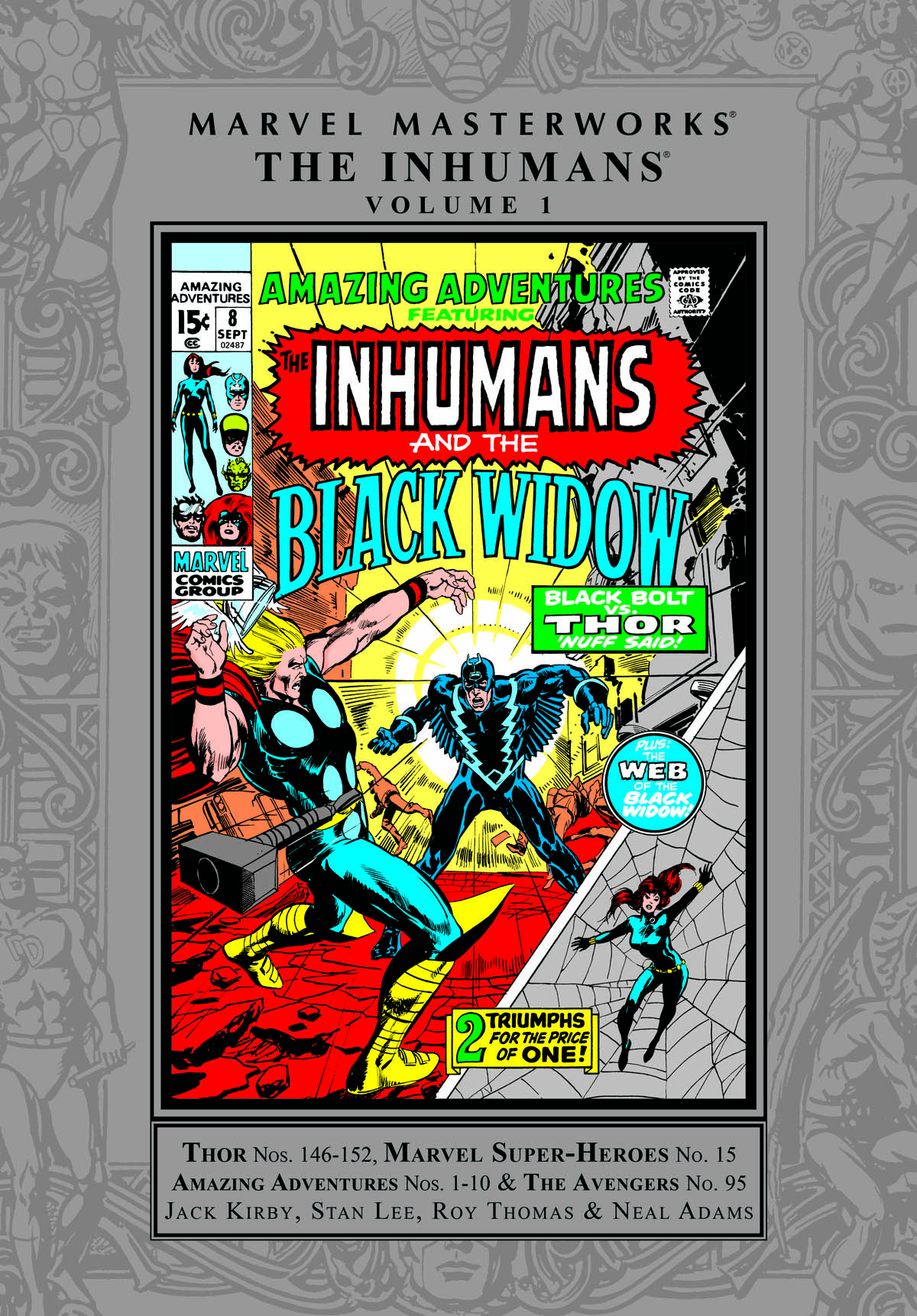 Marvel Masterworks: The Inhumans Vol. 1 (Trade Paperback)