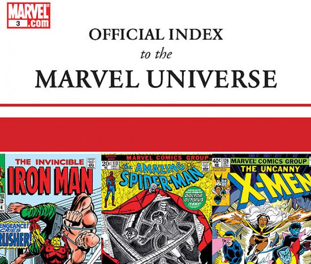 OFFICIAL INDEX TO THE MARVEL UNIVERSE #3