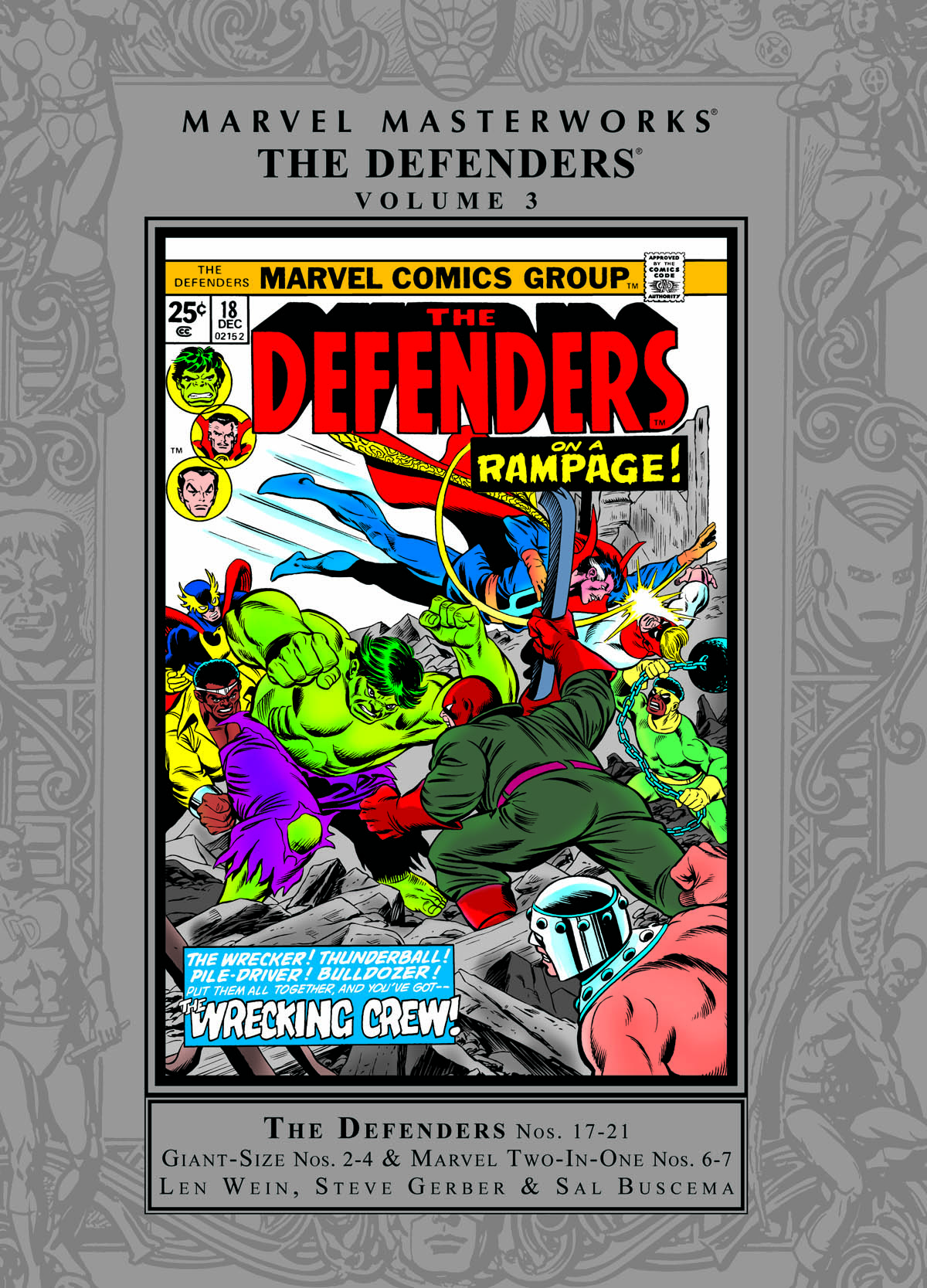 Marvel Masterworks: The Defenders Vol. 3 (Trade Paperback)