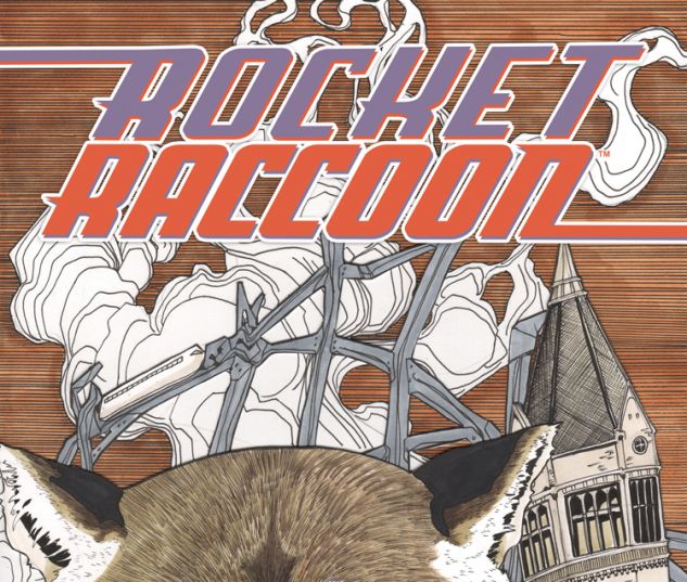 Rocket Raccoon #9 variant cover by Janet Lee