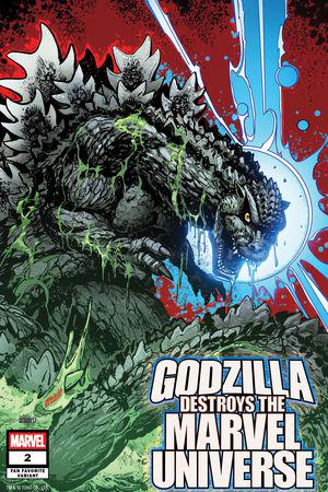 Godzilla Destroys the Marvel Universe (2025) #2 (Variant)
