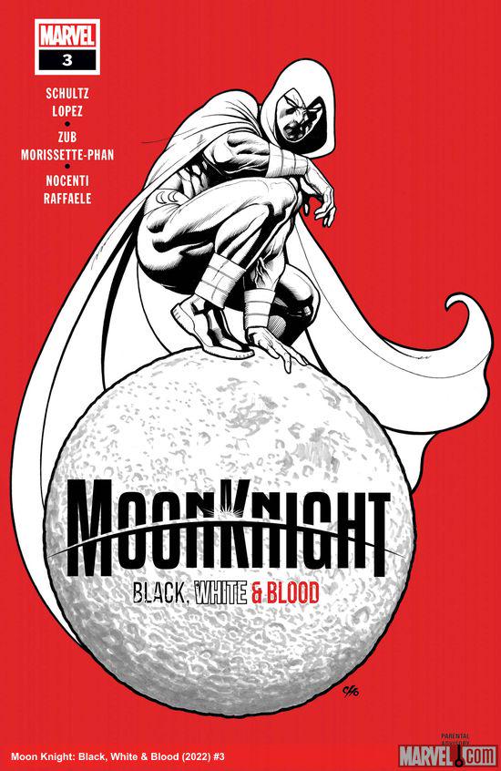 Marvel revela prévia oficial de 'Moon Knight: Black, White & Blood