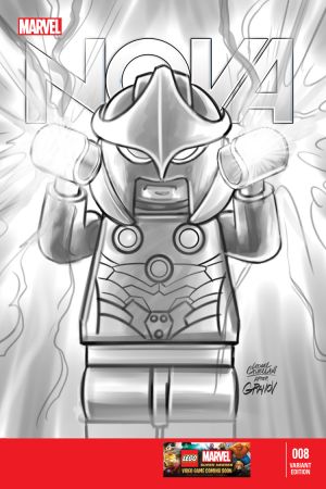 Nova (2013) #8 (Castellani Lego Sketch Variant)