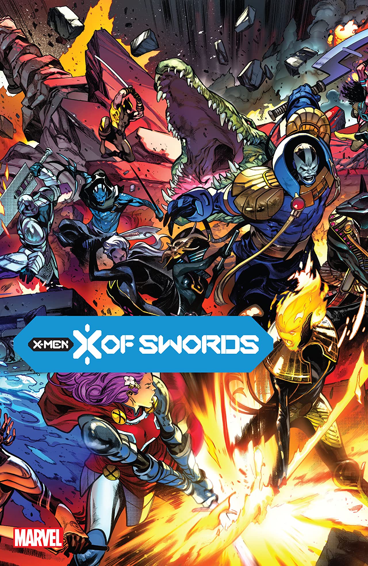 X OF SWORDS HC LARRAZ COVER (Trade Paperback)