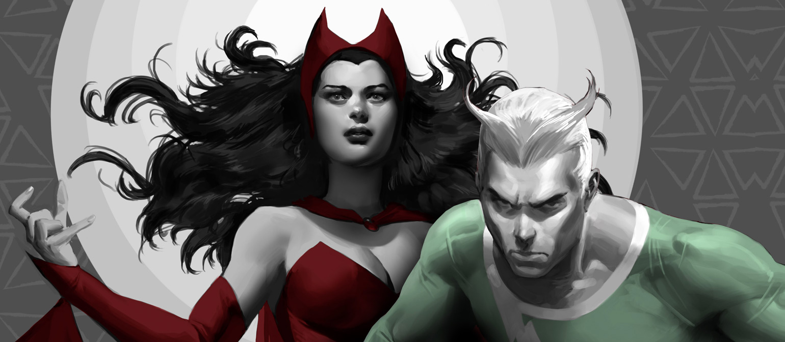 Scarlet Witch and Quicksilver  Marvel superheroes, Scarlet witch