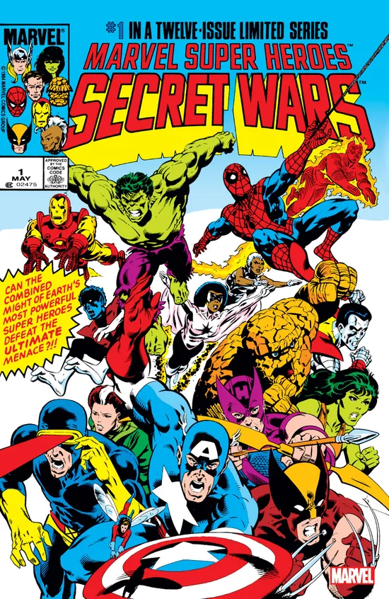 SECRET WARS シークレットウォーズ #1 レア表紙 アメコミリーフ detail.webp