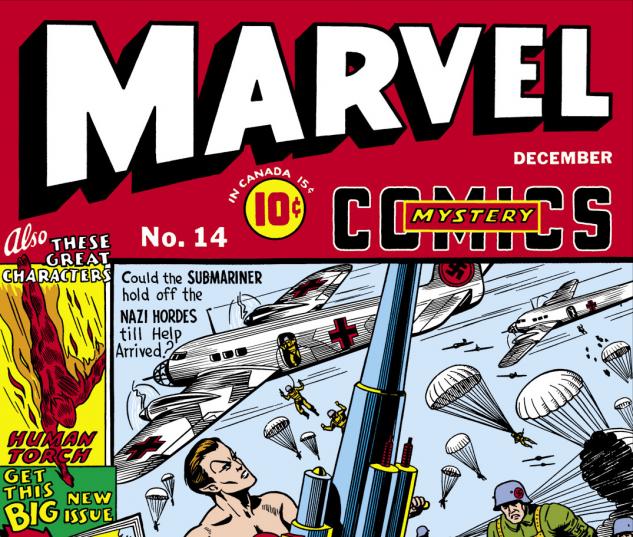 Marvel Mystery Comics (1939) #14 Cover