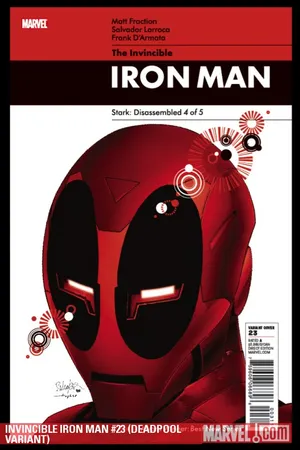 Invincible Iron Man (2008) #23 (DEADPOOL VARIANT)