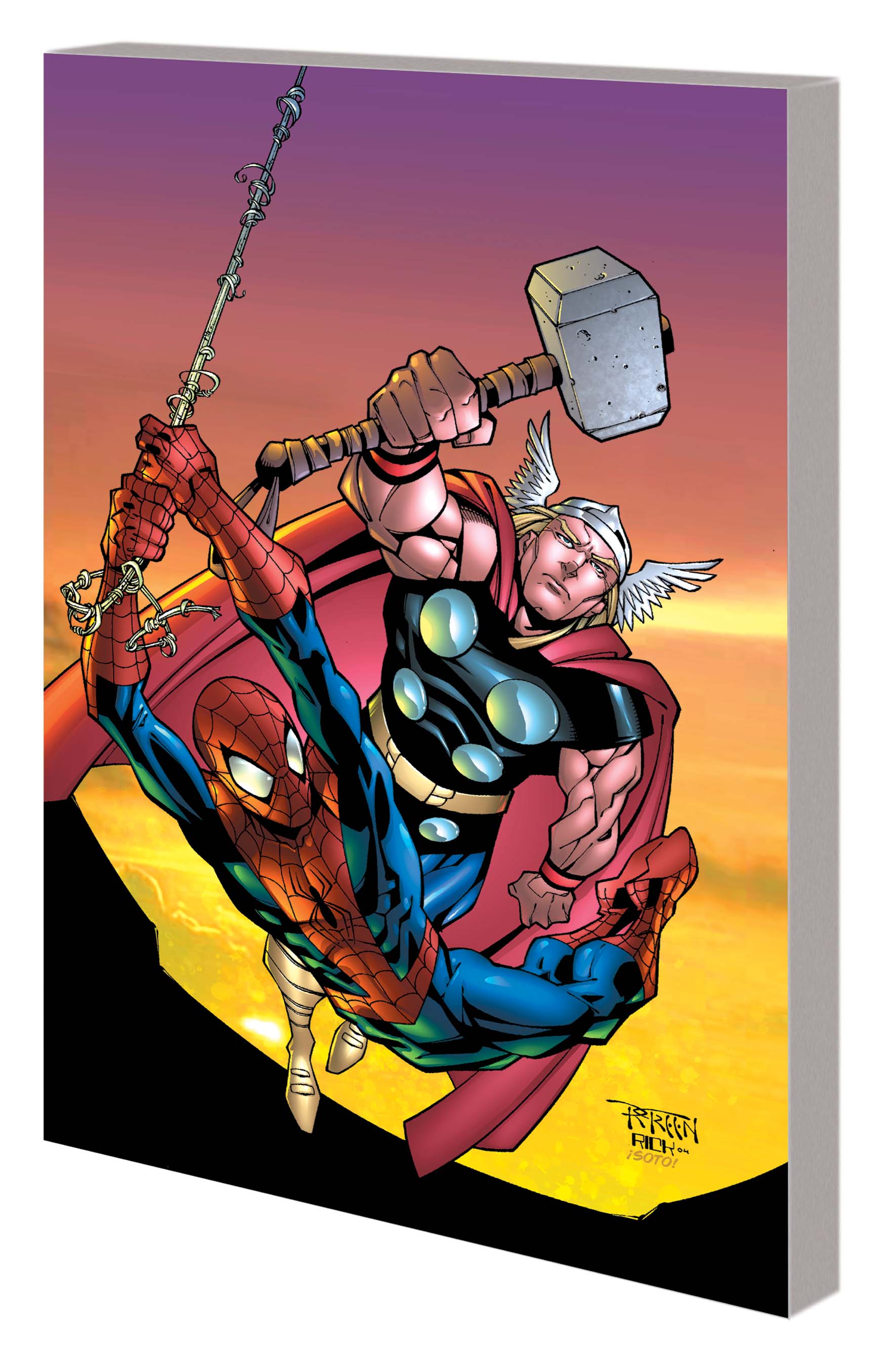 Total 55+ imagen spiderman vs thor comic
