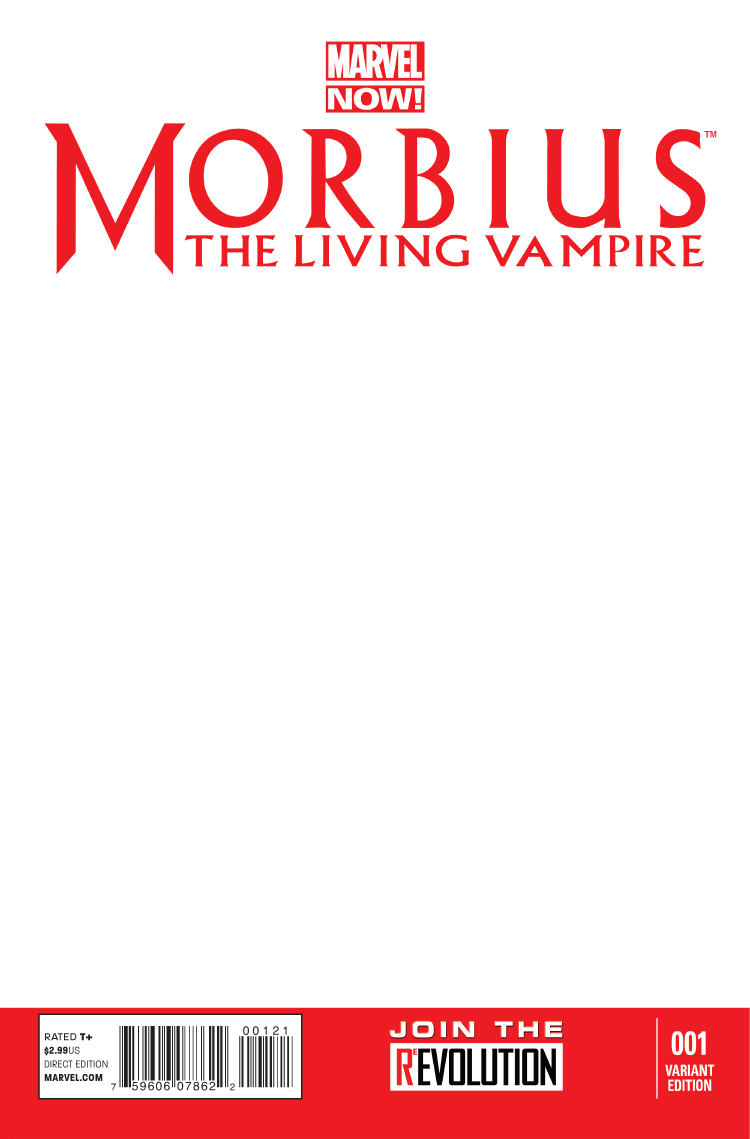 Morbius: The Living Vampire (2013) #1 (Blank Cover Variant)