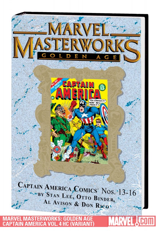 Marvel Masterworks: Golden Age Captain America Vol. 4 (Variant) (Hardcover)