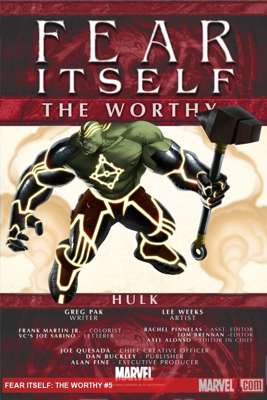 Fear Itself: The Worthy (2011) #5