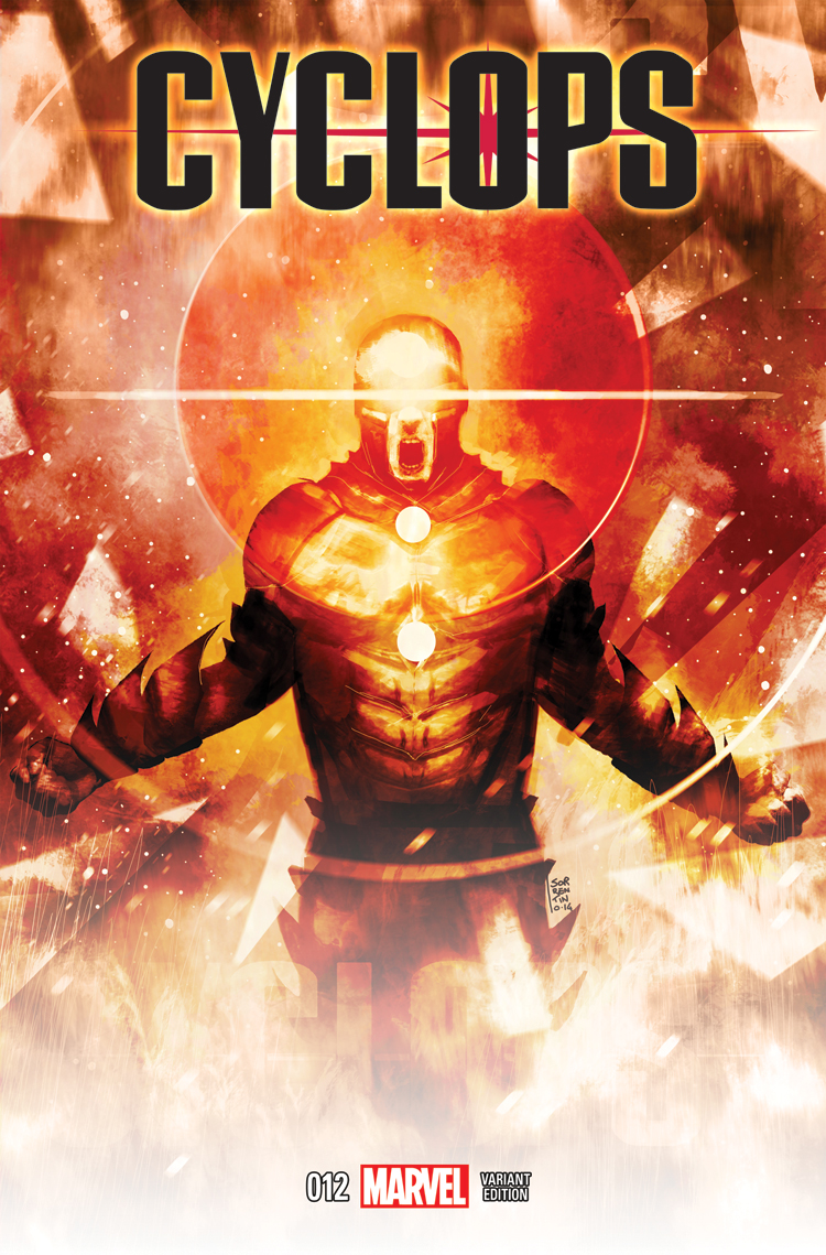 Cyclops (2014) #12 (Sorrentino Cosmically Enhanced Variant)