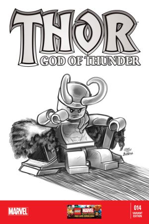 Thor: God of Thunder #14  (Castellani Lego Sketch Variant)