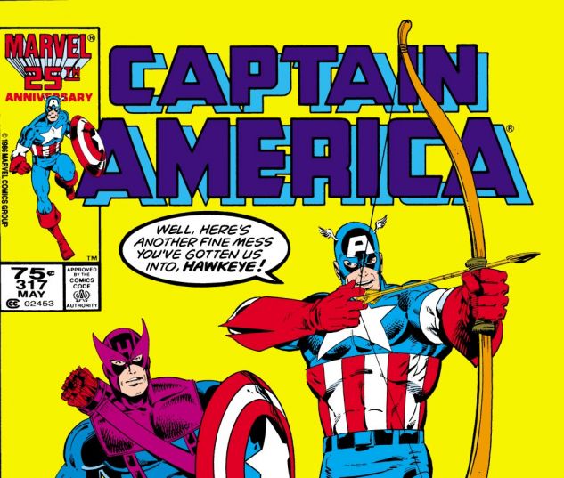 Captain America (1968) #317 Cover
