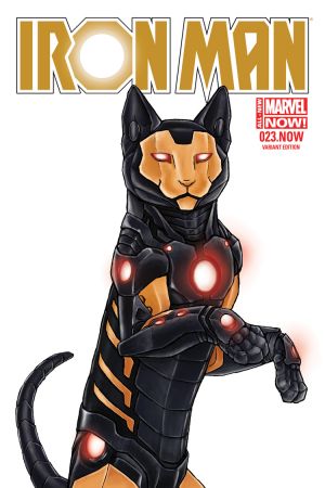 Iron Man (2012) #23 (Parks Animal Variant)