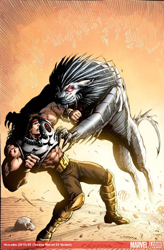 Hercules (2015) #2 (Texeira Marvel 92 Variant)