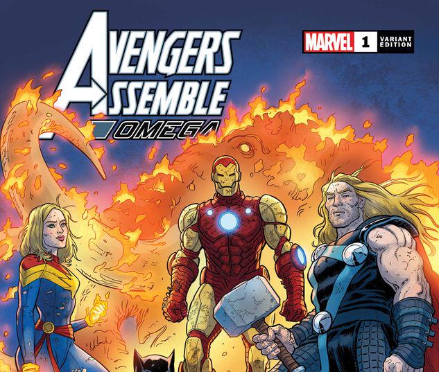 FEB230689 - AVENGERS ASSEMBLE OMEGA #1 SKROCE VAR - Previews World