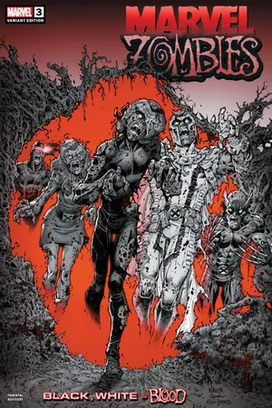 Marvel Zombies: Black, White & Blood (2023) #3 (Variant)