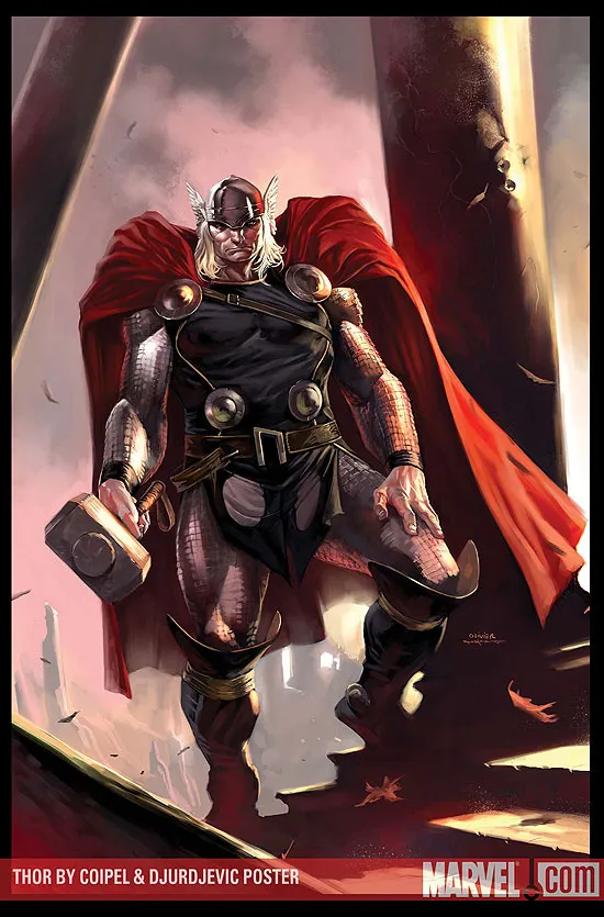 THOR BY COIPEL & DJURDJEVIC POSTER (2008) #1 | Comic Issues | Marvel