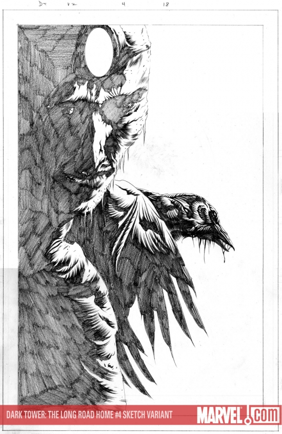 Dark Tower: The Long Road Home (2008) #4 (SKETCH VARIANT)
