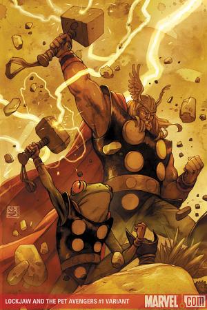 Lockjaw and the Pet Avengers #1  (Henrichon variant)