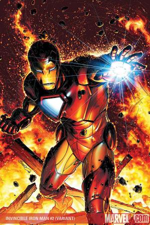 Invincible Iron Man (2008) #2 (PETERSON (50/50 COVER))