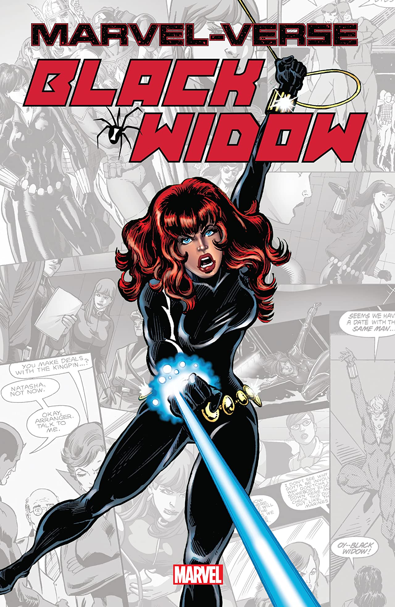 black widow original comic art