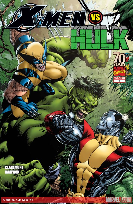 X-Men Vs. Hulk (2009) #1