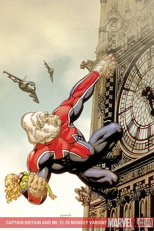 Captain Britain and MI: 13 (2008) #5 (Variant)