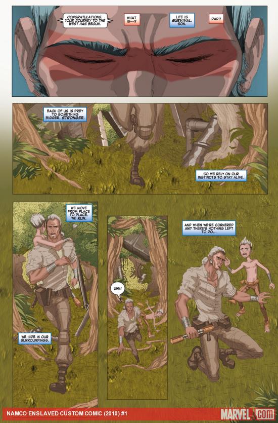 NAMCO ENSLAVED CUSTOM COMIC (2010) #1