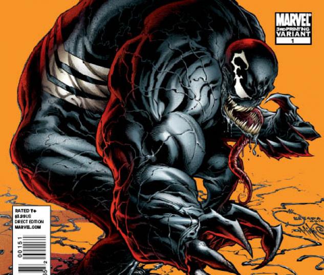 Venom (2011) #1 third printing variant cover by Joe Quesada
