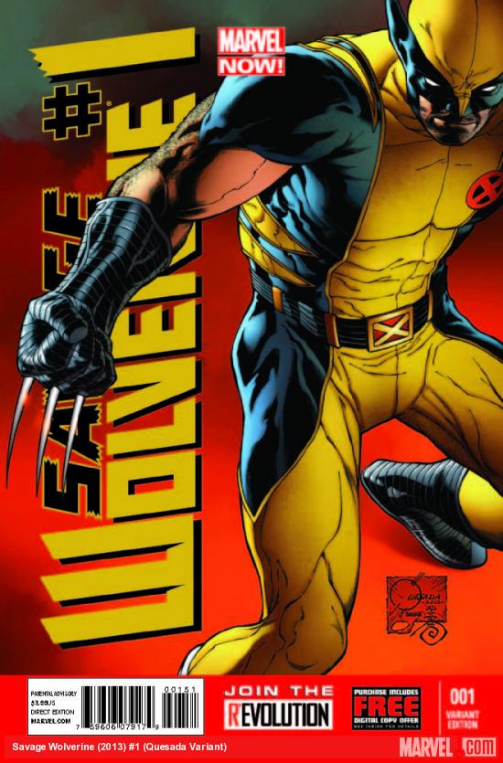 Savage Wolverine (2013) #1 (Quesada Variant)