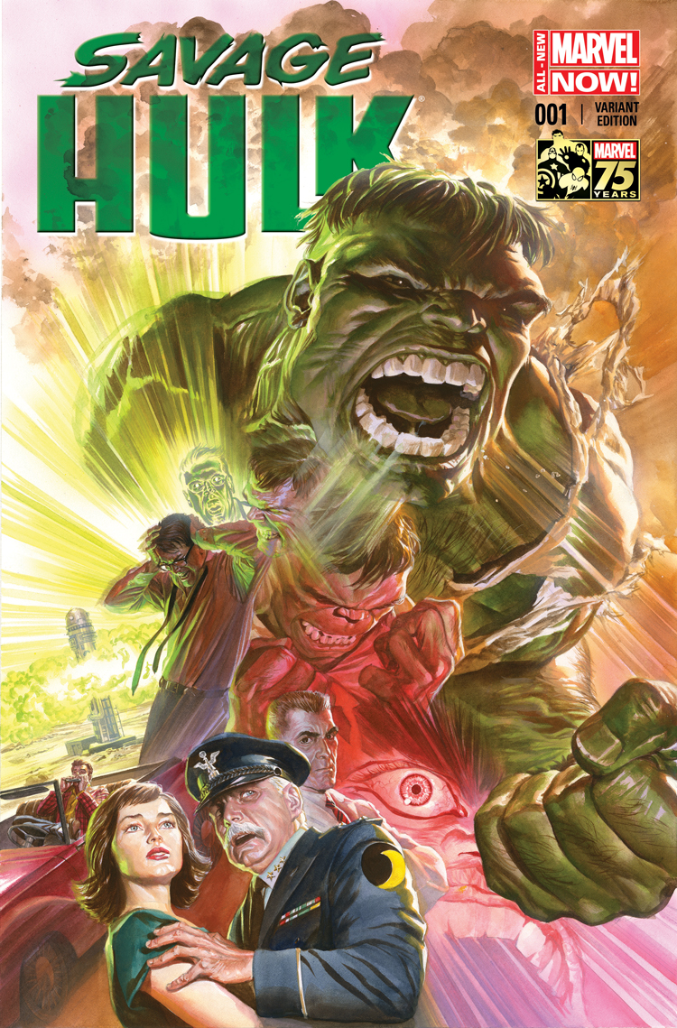Savage Hulk (2014) #1 (Ross 75th Anniversary Variant)