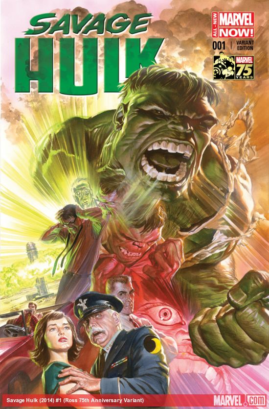 Savage Hulk (2014) #1 (Ross 75th Anniversary Variant)