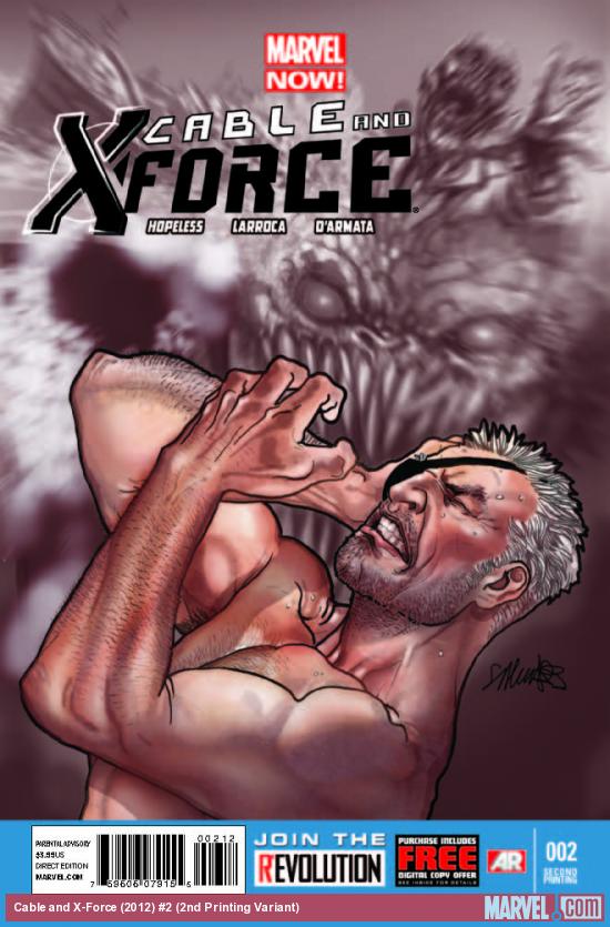 Cable and X-Force (2012) #2 (2nd Printing Variant)
