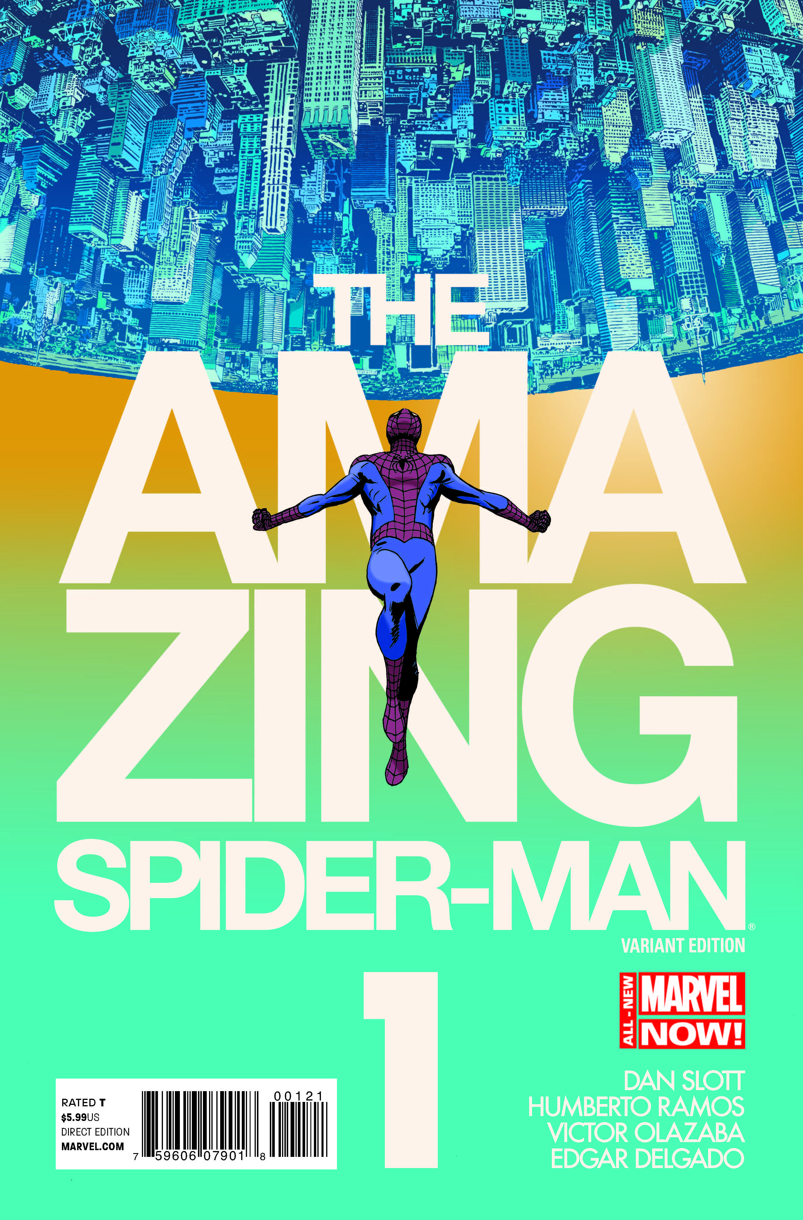 The Amazing Spider-Man (2014) #1 (Martin Variant) | Comic Issues | Marvel