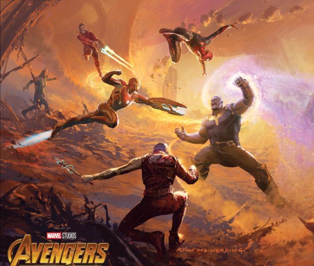 cover from MARVEL'S AVENGERS: INFINITY WAR - THE ART OF THE MOVIE HC (2018) #1
