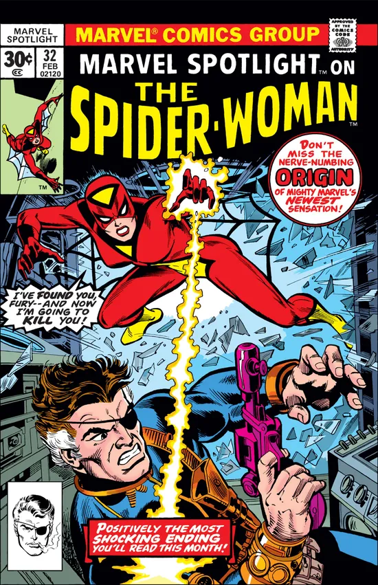 アメコミ Marvel spotlight 32 Spider woman レア detail.webp